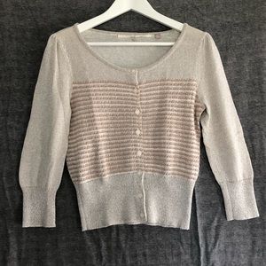 4/$25 ANTHROPOLOGIE | 3/4 sleeve sweater | M